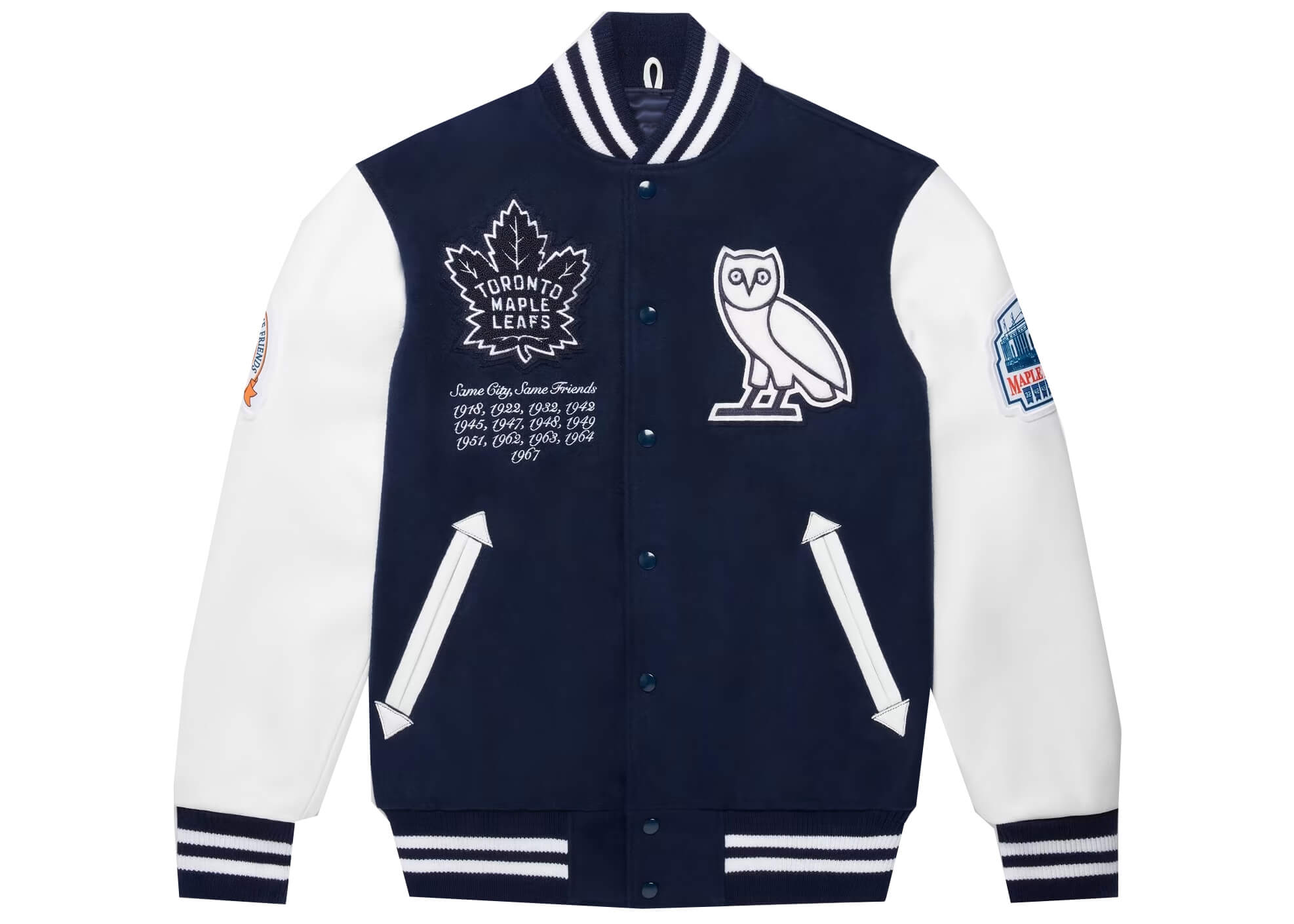 Toronto maple hotsell leafs vintage jacket