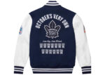 OVO Toronto Maple Leafs Blue Varsity Jacket