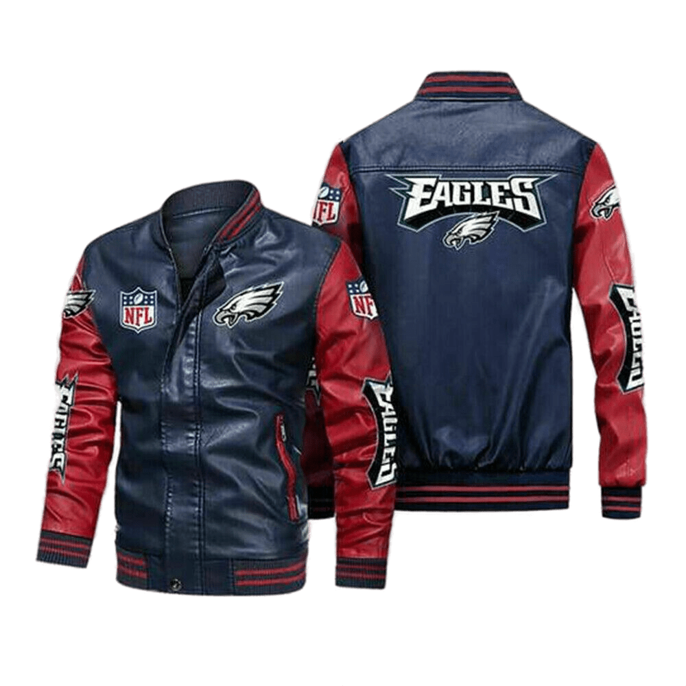 BLUE PALM EAGLES SOUVENIER BOMBER