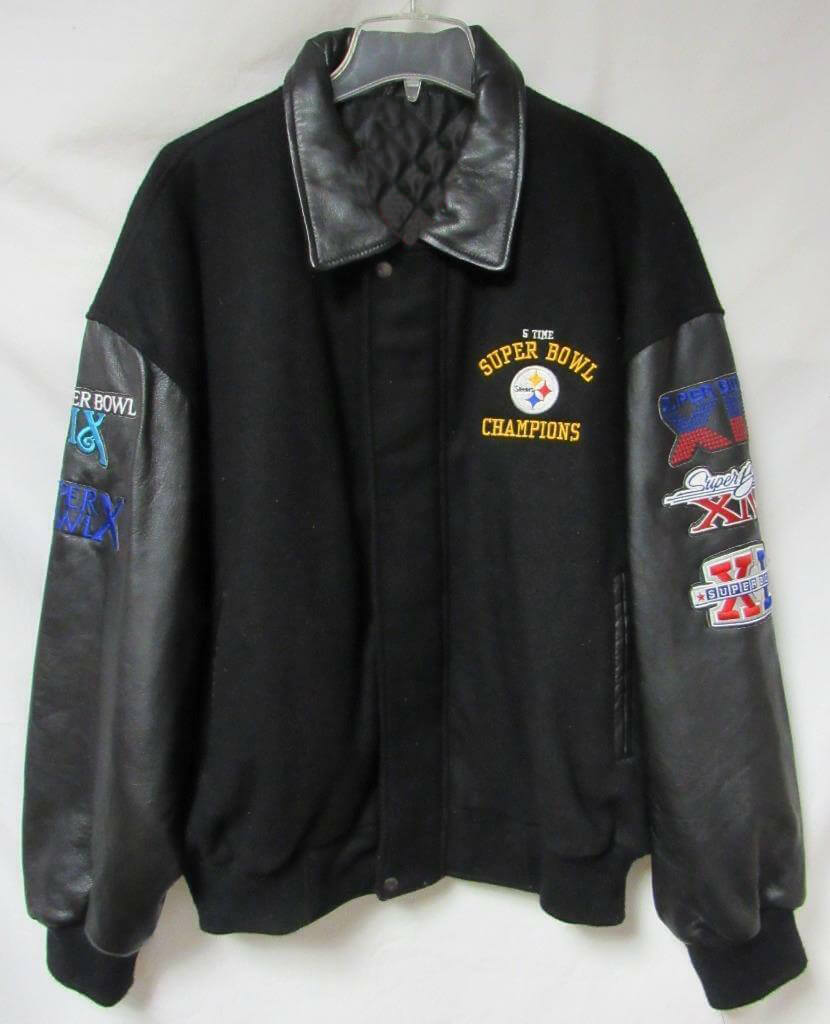 Pittsburgh Steelers 5 Time Super Bowl Champions Jacket (1) Pittsburgh Steelers 5 Time Super Bowl Champions Jacket