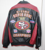 San Francisco 49ers 5 Time Super Bowl Champs Jacket
