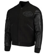 San Francisco 49ers Black Varsity Jacket