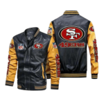 San Francisco 49ers Black Yellow Bomber Jacket