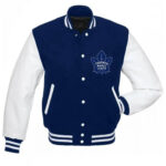 Toronto Maple Leafs NHL Blue and White Jacket