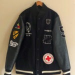 Undefeated Black Play Dirty Varsity Jacket
