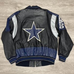 Vintage Carl Banks Dallas Cowboys Leather Jacket