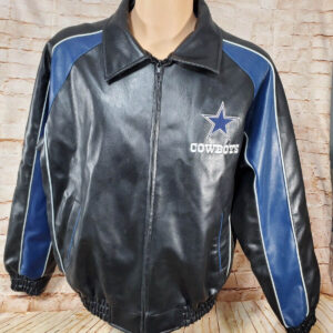 Vintage Dallas Cowboys Football Leather Jacket