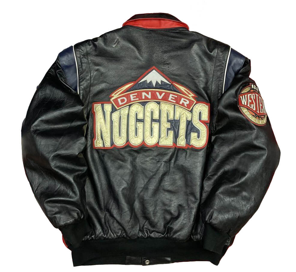 vintage denver nuggets jacket
