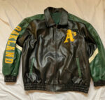 Vintage MLB Oakland Athletics Baseball Leather Jacket