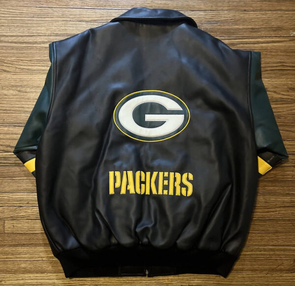 Vintage NFL Team Green Bay Packers Leather Jacket