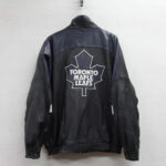 Vintage Toronto Maple Leafs Leather Bomber Jacket