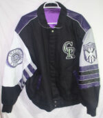 Vtg Colorado Rockies MLB Baseball Team Jacket