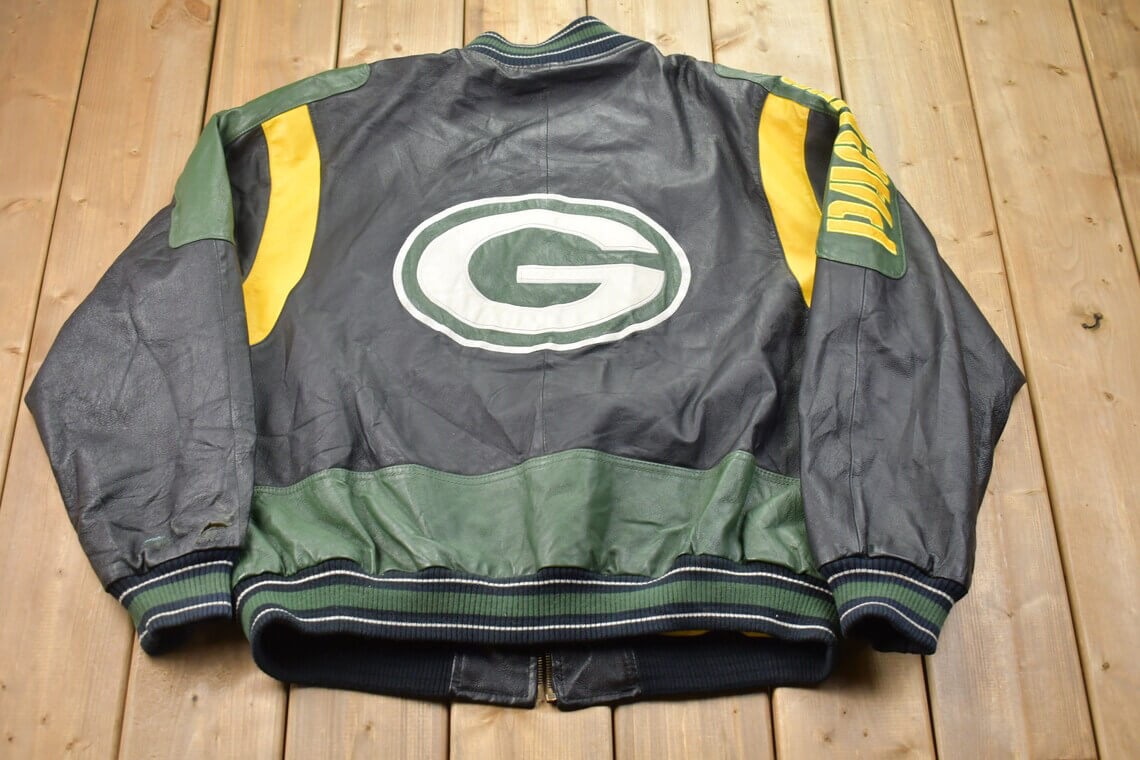 Vtg G-lll Carl Banks Green Bay Packers Leather Jacket (1) Vtg G-lll Carl Banks Green Bay Packers Leather Jacket