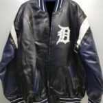 Vtg MLB G-III Detroit Tigers Leather Jacket