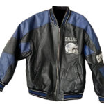 Vtg NFL Dallas Cowboys Team Leather Jacket