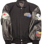 Vtg Super Bowl XXXIII Jeff Hamilton Varsity Jacket