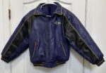 Baltimore Ravens Purple And Black Leather Jacket