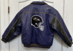 Baltimore Ravens Purple And Black Leather Jacket