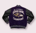 Baltimore Ravens Super Bowl Champions Varsity Jacket