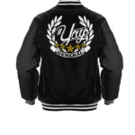 Black General Yay Monogram Varsity Jacket