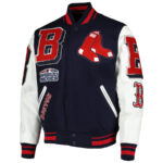 Boston Red Sox Navy White Varsity Jacket