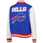 Buffalo Bills NFL Blue White Varsity Jacket