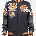 Cincinnati Bengals Black NFL Varsity Jacket