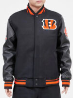 Cincinnati Bengals NFL Black Varsity Jacket