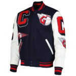 Cleveland Guardians Navy White Varsity Jacket