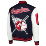 Cleveland Guardians Navy White Varsity Jacket