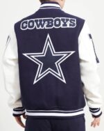 Dallas Cowboys NFL Navy White Varsity Jacket