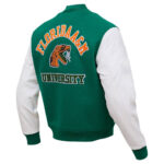Florida Rattlers Green White Varsity Jacket