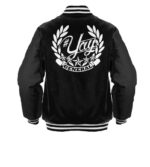 General Yay Black Monogram Varsity Jacket
