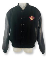 Hard Rock Cafe Cleveland Black Varsity Jacket