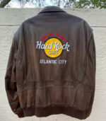 Hard Rock Cafe Save The Planet Atlanta Leather Jacket