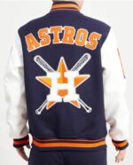 Houston Astros Navy White Varsity Jacket