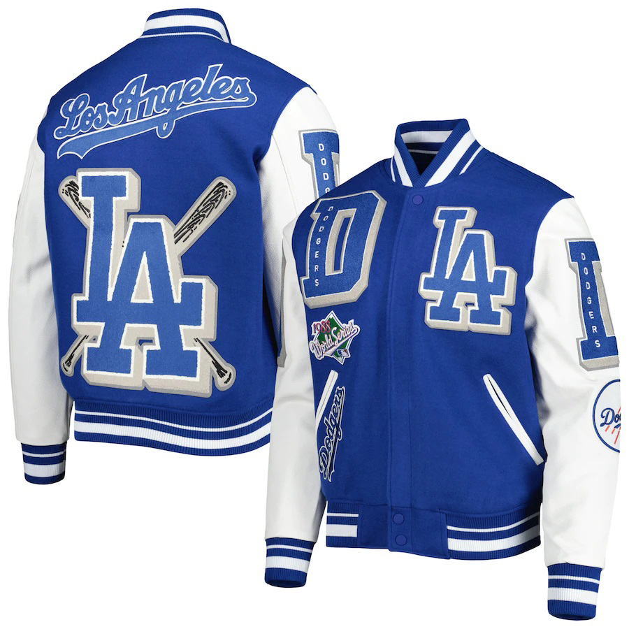 Los Angeles Dodgers Blue White Varsity Jacket