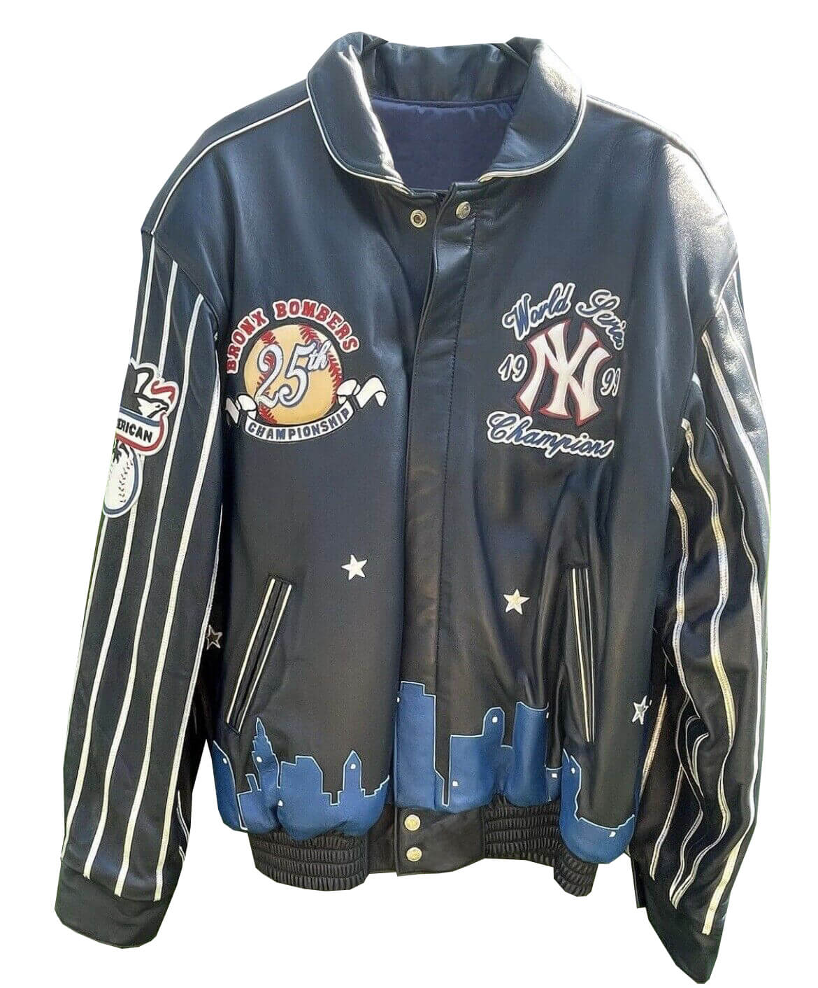 Stitches Mens Track Jacket Hooded MLB New York NY Yankees 5XL XXXXXL Free  Ship!