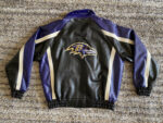 NFL Team Baltimore Ravens Football Leather Jacket