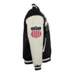 NY Yankees Black And White Varsity Jacket