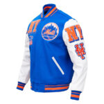 New York Mets Blue White Varsity Jacket