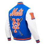 New York Mets Blue White Varsity Jacket