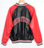 Ohio State Black And Red Varsity Jacket