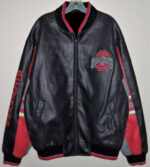 Ohio State Buckeyes University Leather Bomber Jacket