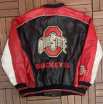 Ohio State Buckeyes University Sports Leather Jacket