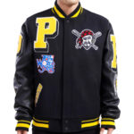 Pittsburgh Pirates MLB Black Varsity Jacket