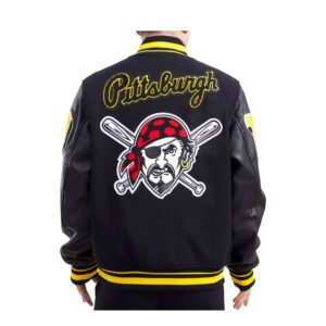 Pittsburgh Pirates MLB Black Varsity Jacket