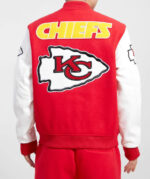 Red White Kansas City Chiefs NFL Varsity Jacket
