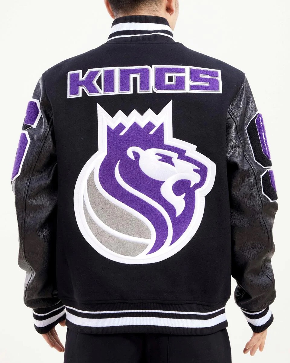Los Angeles Kings Black Varsity Jacket - NHL Varsity Jacket - Jack N Hoods 3XL
