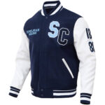 Spelman College Navy White Varsity Jacket